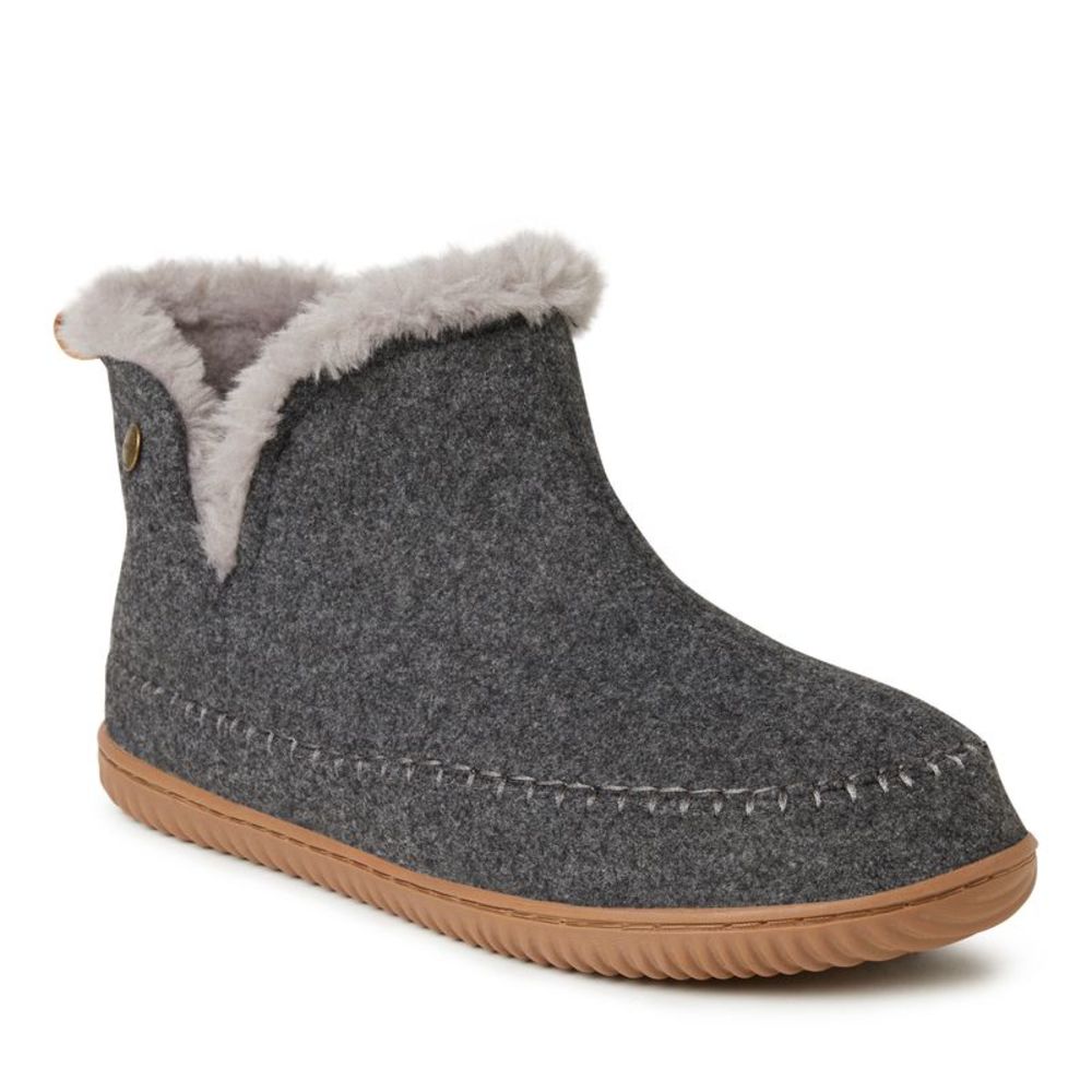 Alpine by Dearfoams Men’s Brixen Bootie House Slipper